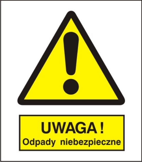 Ostrzeżenie przed niebezpiecznymi odpadami